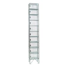 10 Door Wire Mesh Locker