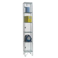 5 Door Wire Mesh Locker