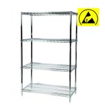 ESD Chrome Wire Shelving - H1625mm