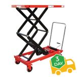 Double Manual Scissor Lift