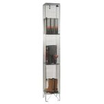 3 Door Wire Mesh Locker 