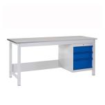 TUFF Heavy Duty Workbench with Storage - 1 Cupboard 