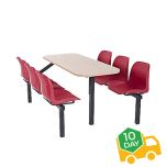 6 Seater Value Canteen Seating