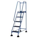 Express TUFF Warehouse Steps - 5 Tread - Blue