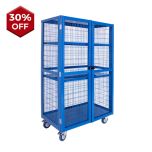 Boxwell Mobile Storage Cages with Doors - H1655mm