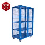 Boxwell Mobile Storage Cages with Doors - H1955mm