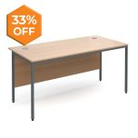 CONTRACT 25 - H Frame-Straight Desk