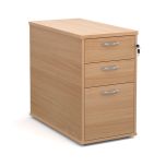 Office Desk High Pedestals - D800 - Beech