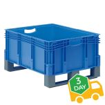 Euro Containers with Fork Entry Shoes