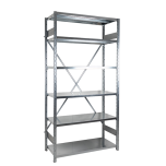 1200kg UDL Capacity (200kg Per Shelf) - All Galvanised Finish Heavy Duty Shelving