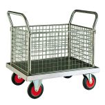 Stainless Steel Platform Truck with 4 Sides