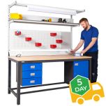 Heavy Duty Industrial Workbenches - 5 Day Delivery