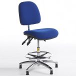 Static Dissipative Ergonomic Chairs - Blue