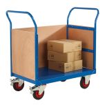 3 Sided Platform Trucks - Blue