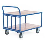 General Purpose 2 Shelf Trolley with Tubular End