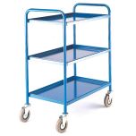 Blue Shelf Trolley - 3 Shelves