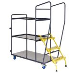 Fully Welded Order Picking Trolleys - 3 Shelf