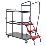 Fully Welded Order Picking Trolleys - 2.5 Shelf