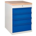 TUFF Drawer Pedestal with Extra Beech Top