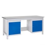 TUFF Heavy Duty Workbench with Storage - Laminate - 2 Cupboard