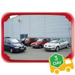 Vialux Rectangular Convex Multi-Purpose Mirror