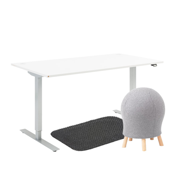 Flexus Height Adjustable Desk Kit - Comfort Balance Ball | Office Furniture  Direct2U