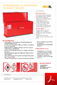 TransBank Flammable Transit Boxes