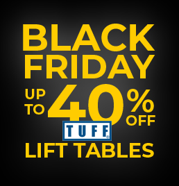 Save up t 40% on Scissor Lift tables this Black Friday!