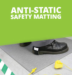 Anti-static safety matting