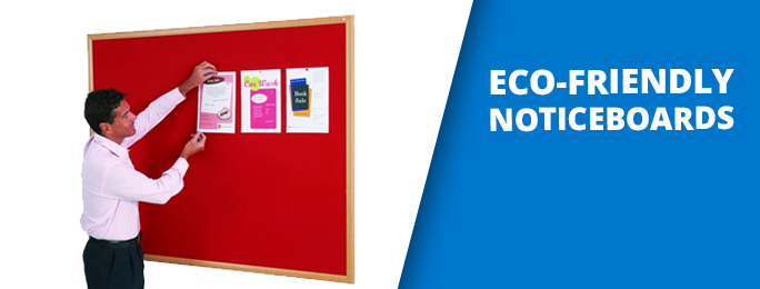 Shop our Eco-friendly noticeboards