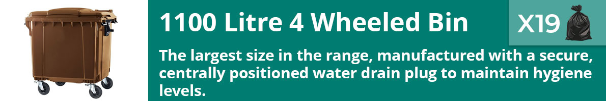 1100 Litre Wheelie Bins